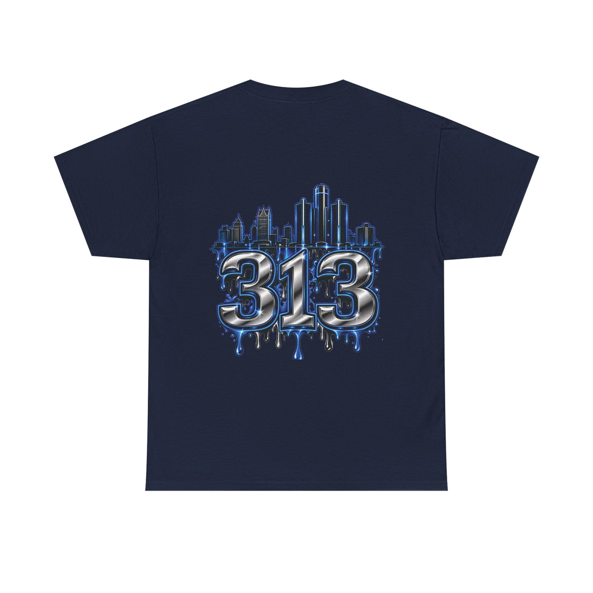 Detroit Brass Knuckles graphic tee | 313 Skyline Drip T-Shirt