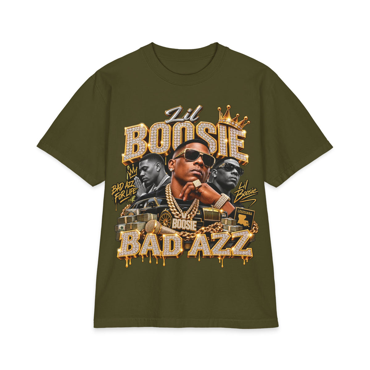 Bad Azz Rap Portrait T-Shirt | Hip Hop Graphic Tee