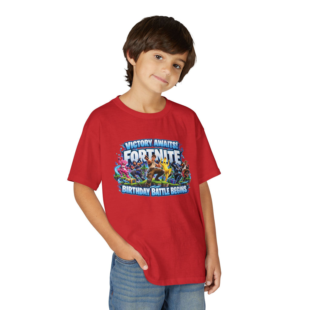 Victory Royale Fortnite Birthday Battle Begins Youth T-Shirt