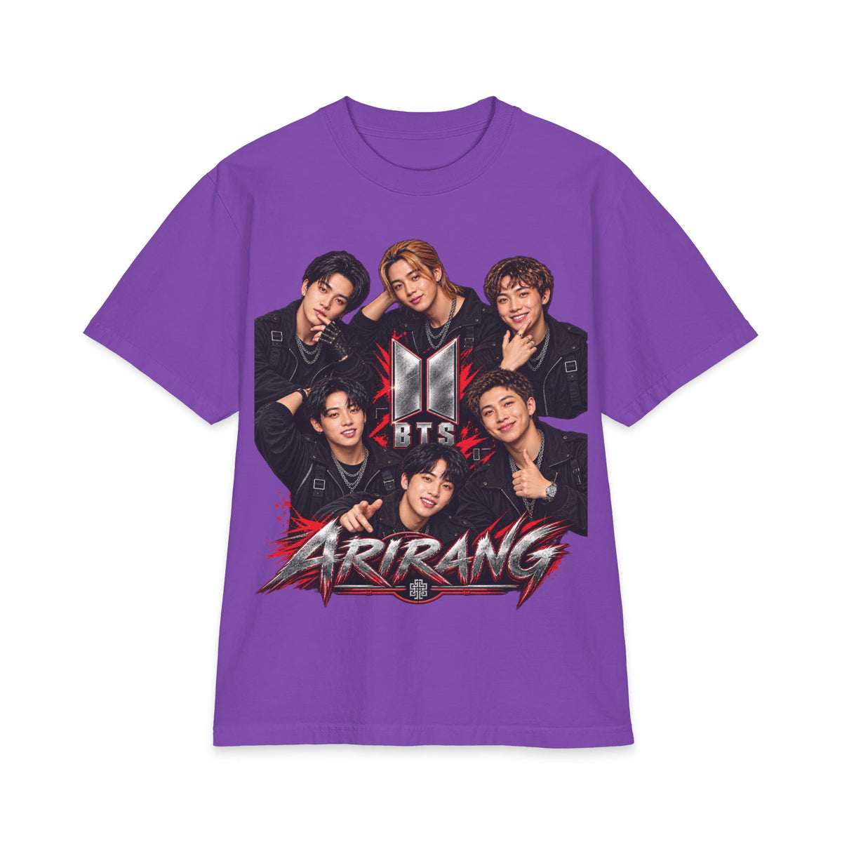 BTS K-Pop Band Portrait Tee | Graphic T-Shirt