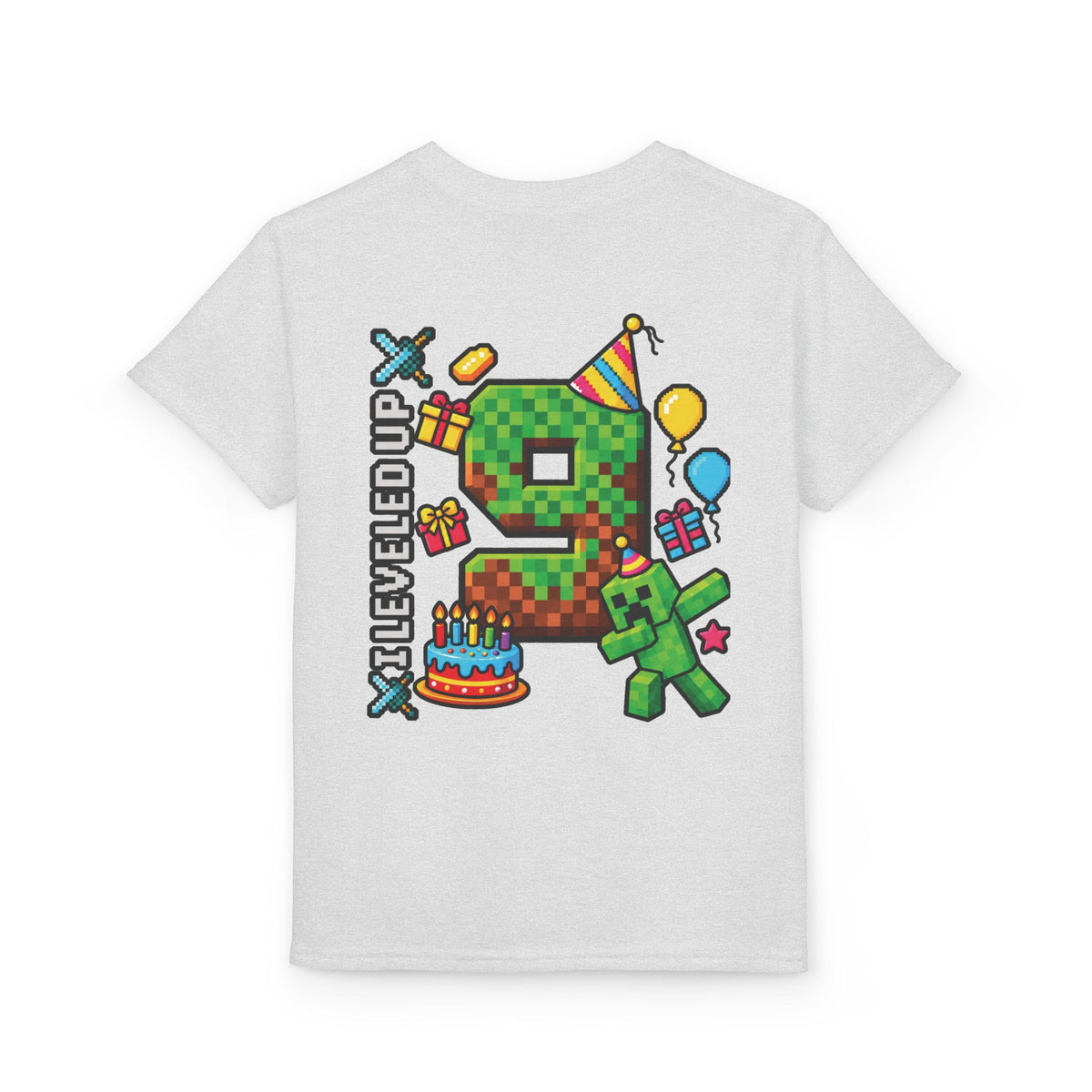 Minecraft Birthday Youth T-Shirt – “Bruh, It’s My Birthday” Gamer Party Tee