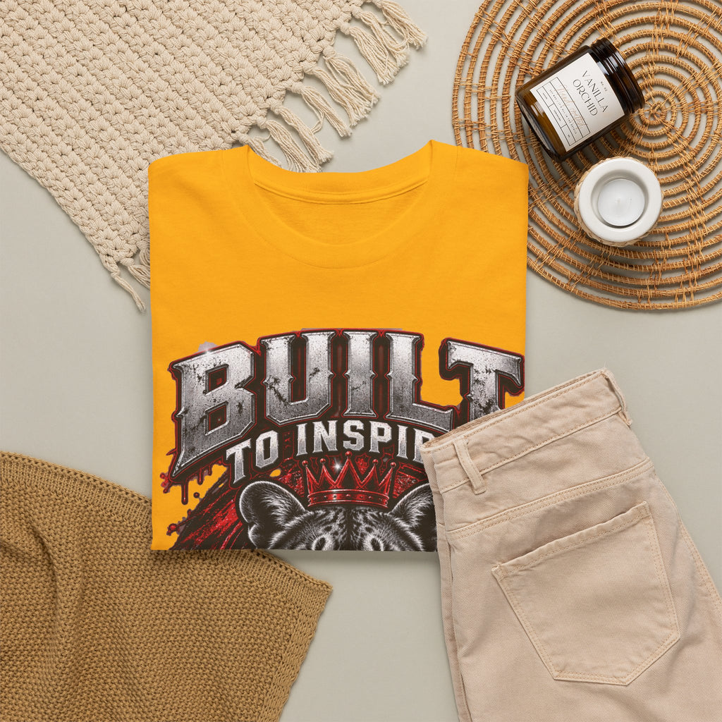 Built to Inspire His Purpose Couples Tiger Graphic T-Shirt