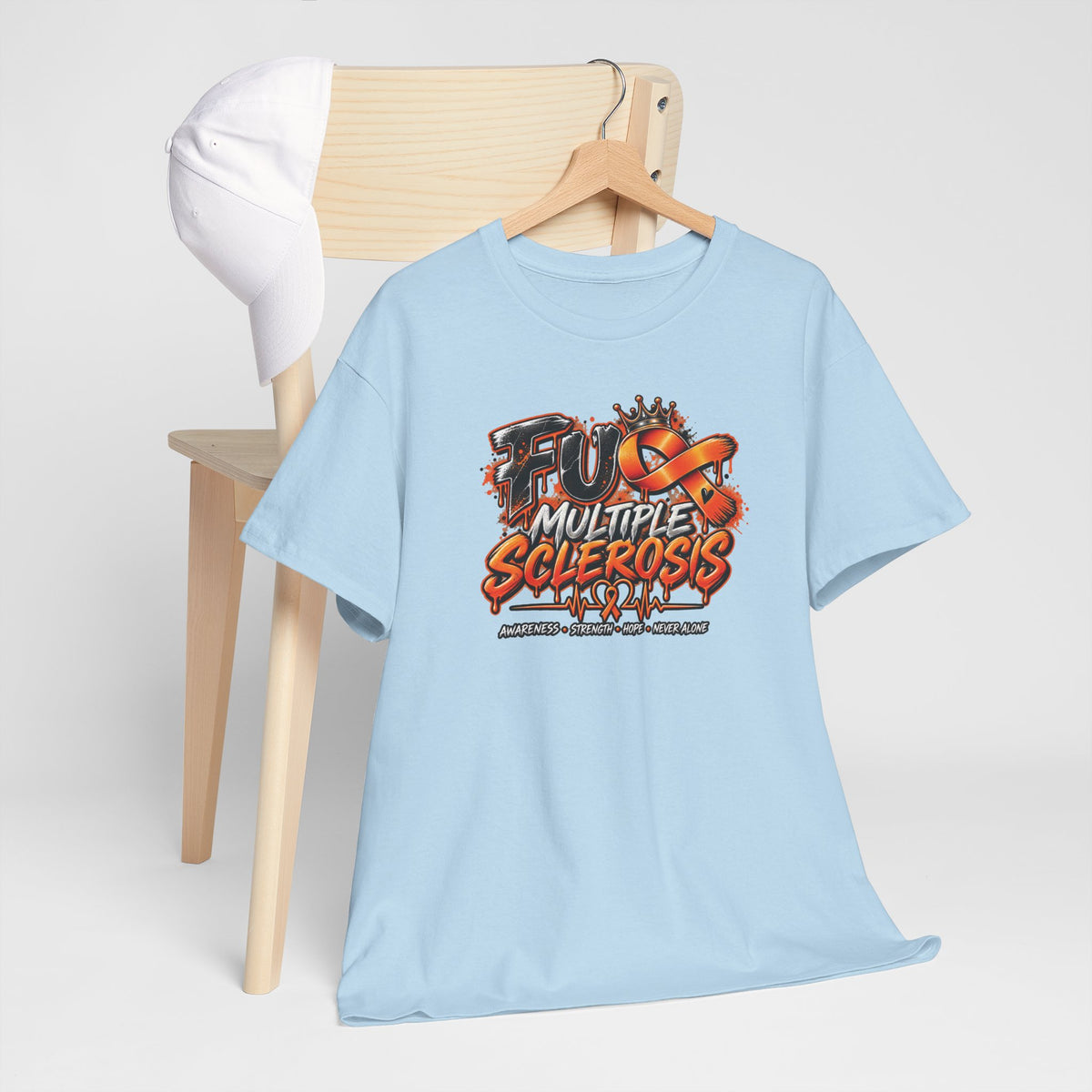 Fight Multiple Sclerosis T-Shirt | MS Awareness Ribbon, Neurology Support