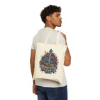 Detroit Rock City Tote Bag | Guitar Skyline Grunge Drip Design