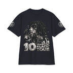 10 Years of 6lack Tour graphic T-Shirt | Number 6 back design