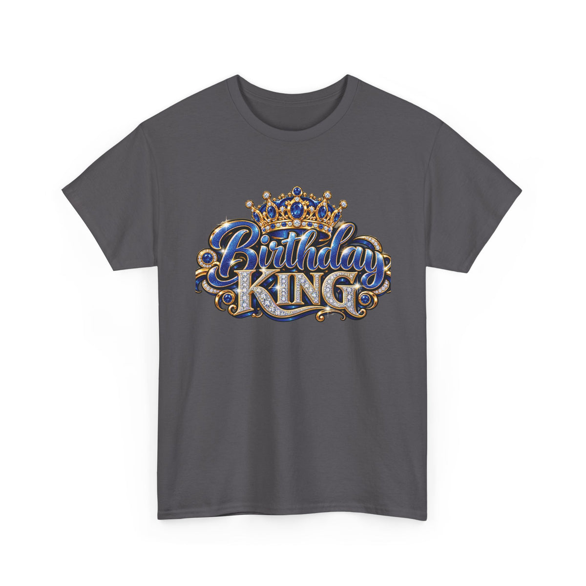 Birthday King Crown Graphic T-Shirt