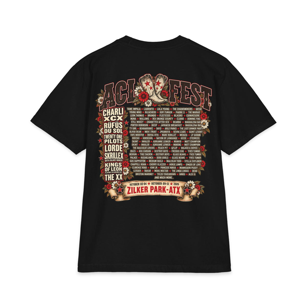 Austin City Limits Music Festival T-Shirt | Band Lineup Tee