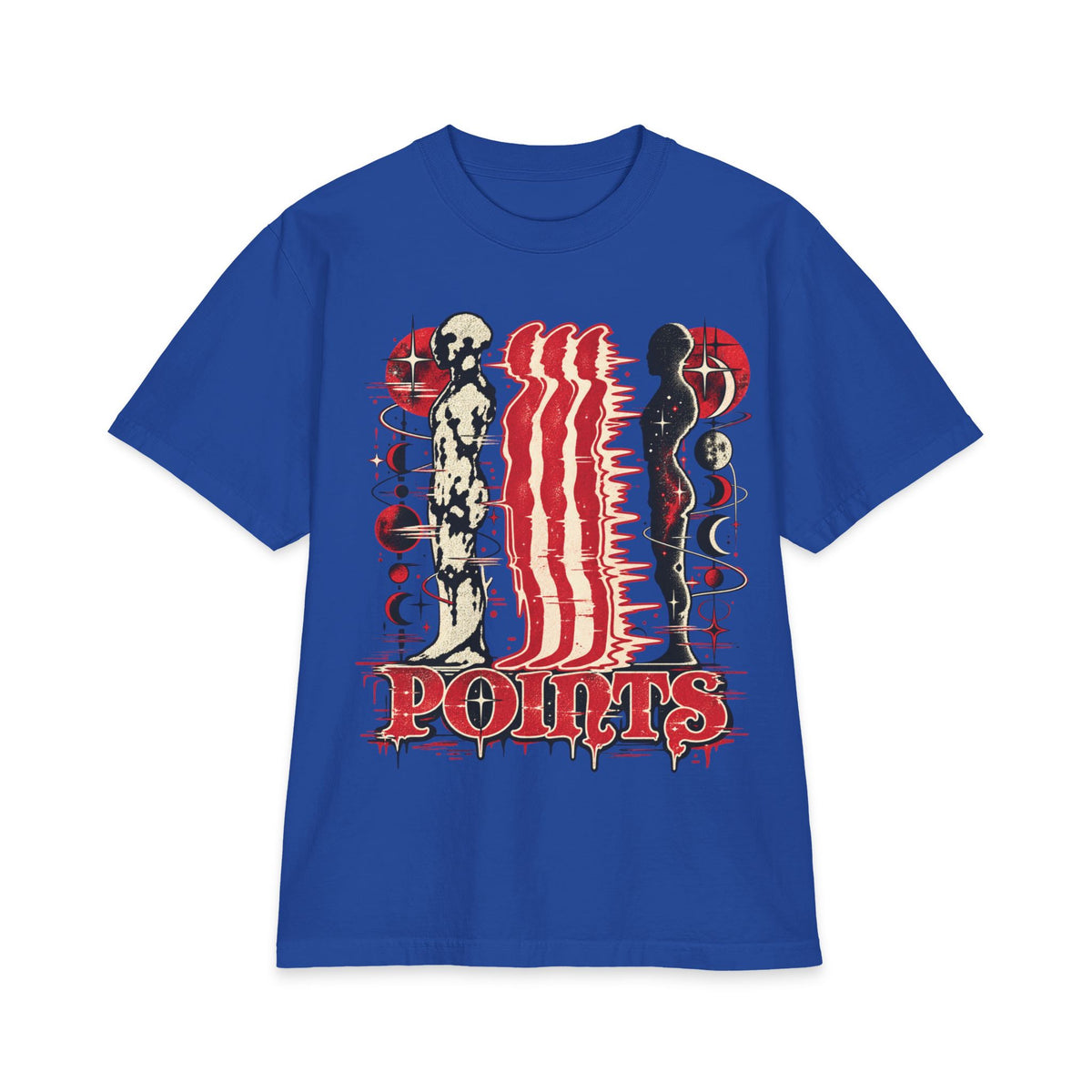 Three Points Tour Graphic Short Sleeve | Band Tee, Red Black Vintage