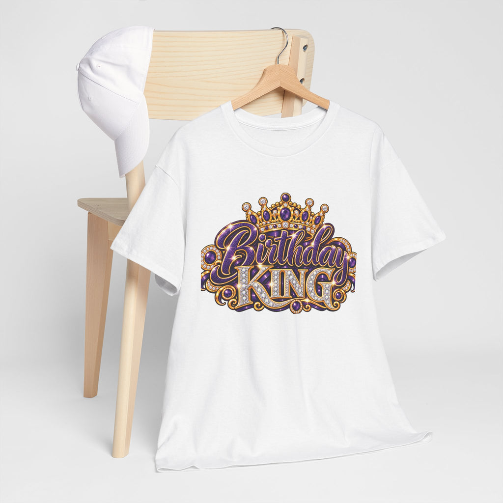 Birthday King Crown Graphic T-Shirt