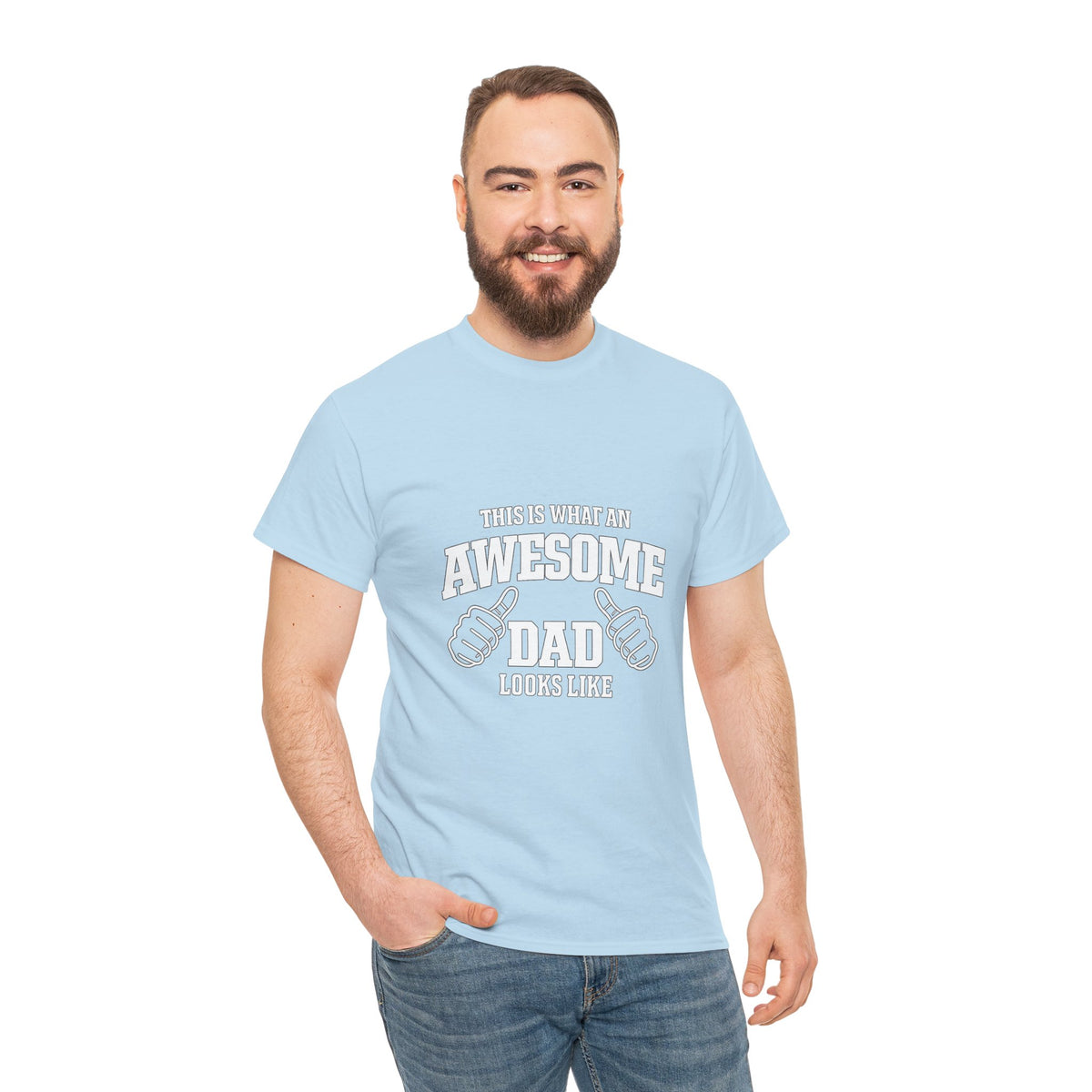 Awesome Dad T-Shirt | "This Is What An Awesome Dad Looks Like", Fathers Day Tee
