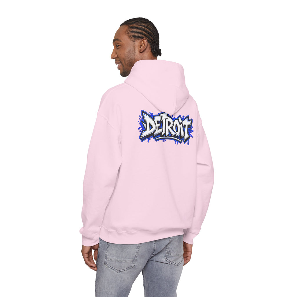 Detroit Graffiti Lion Hoodie | Detroit Drip Streetwear Sweatshirt