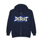 Detroit Graffiti Zip Hoodie | Detroit Rock City Back Print