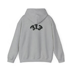 Detroit Cityscape collage Hoodie | 313 skyline graphic sweatshirt
