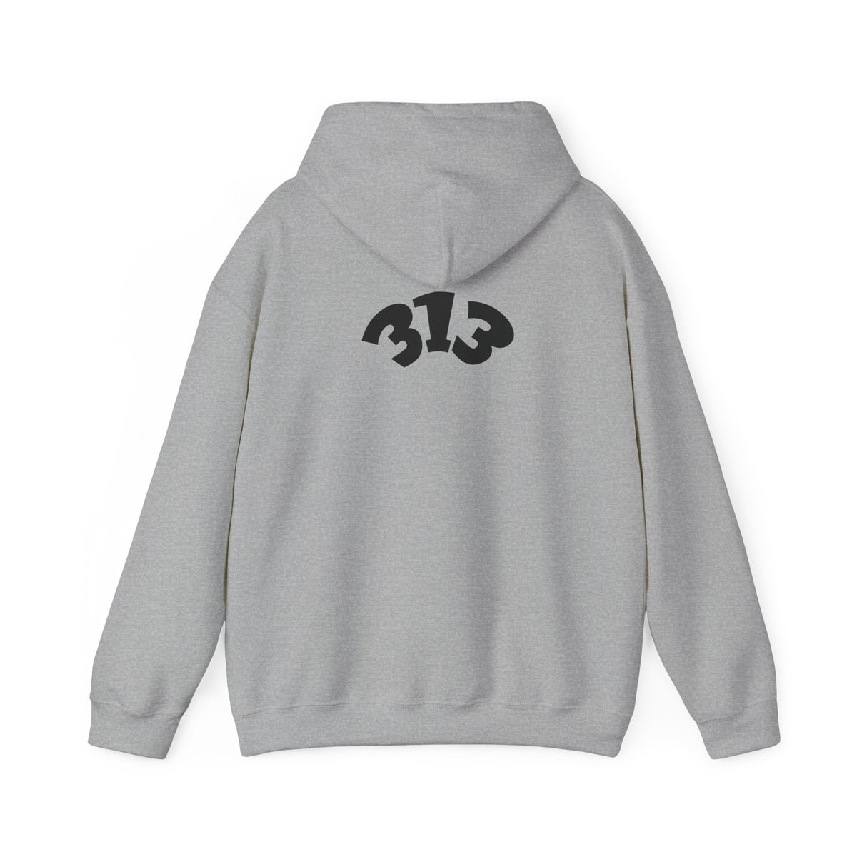 Detroit Cityscape collage Hoodie | 313 skyline graphic sweatshirt