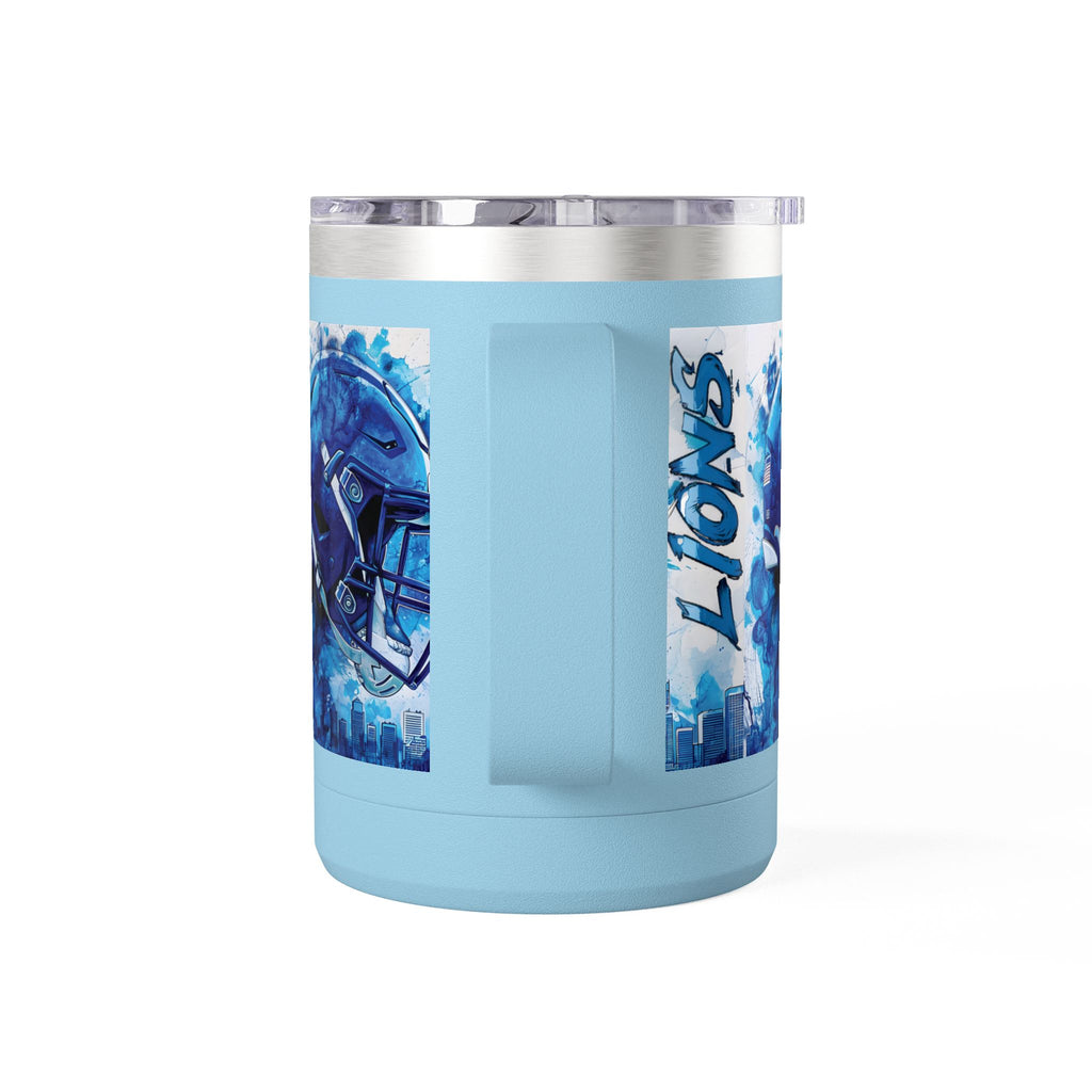 Blue Football Helmet Lions mug | 15oz Tumbler