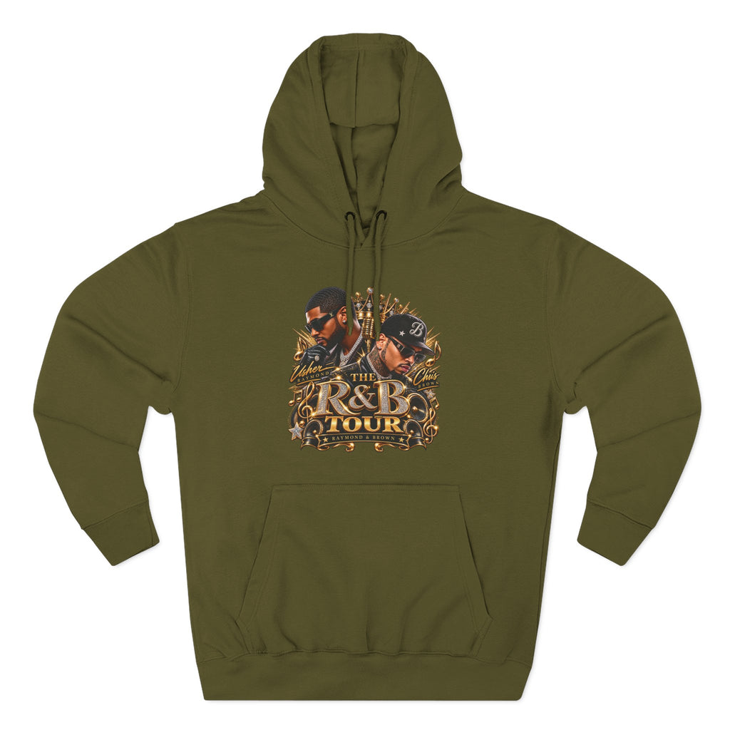 R&B Tour Graphic Hoodie | Music Concert Vintage Portraits