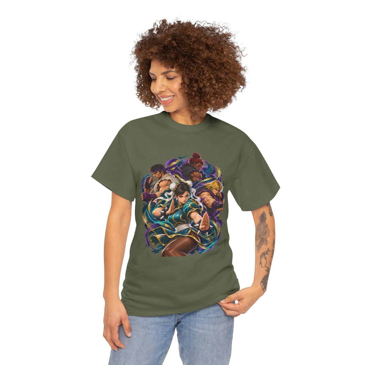 Street Fighter Characters Graphic T-Shirt