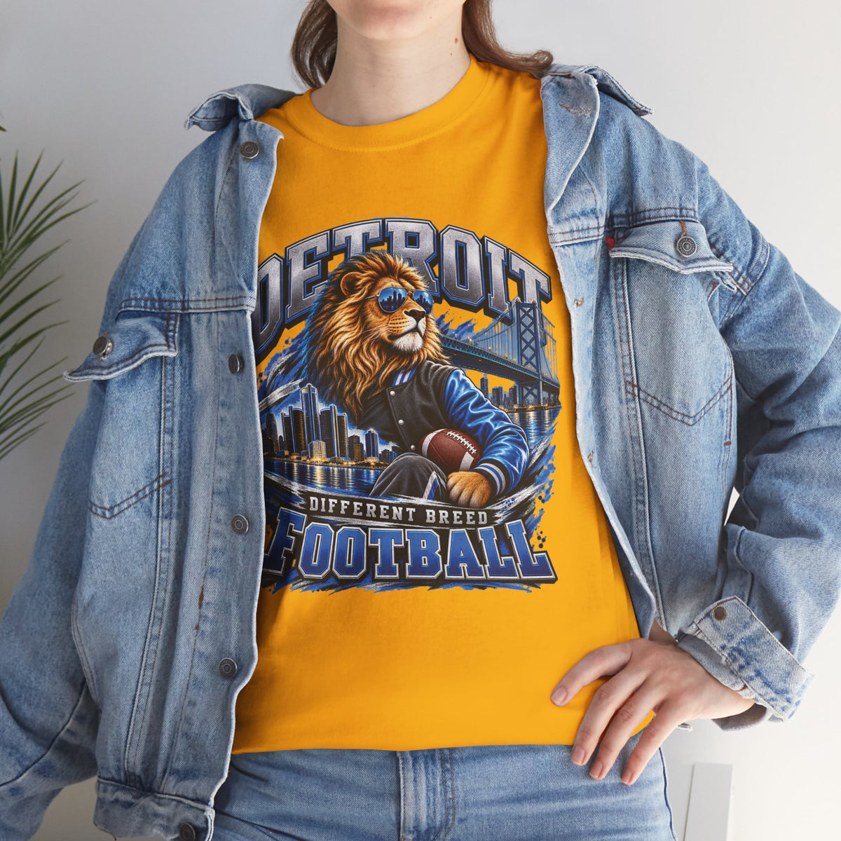 Detroit Lions Football Graphic T-Shirt