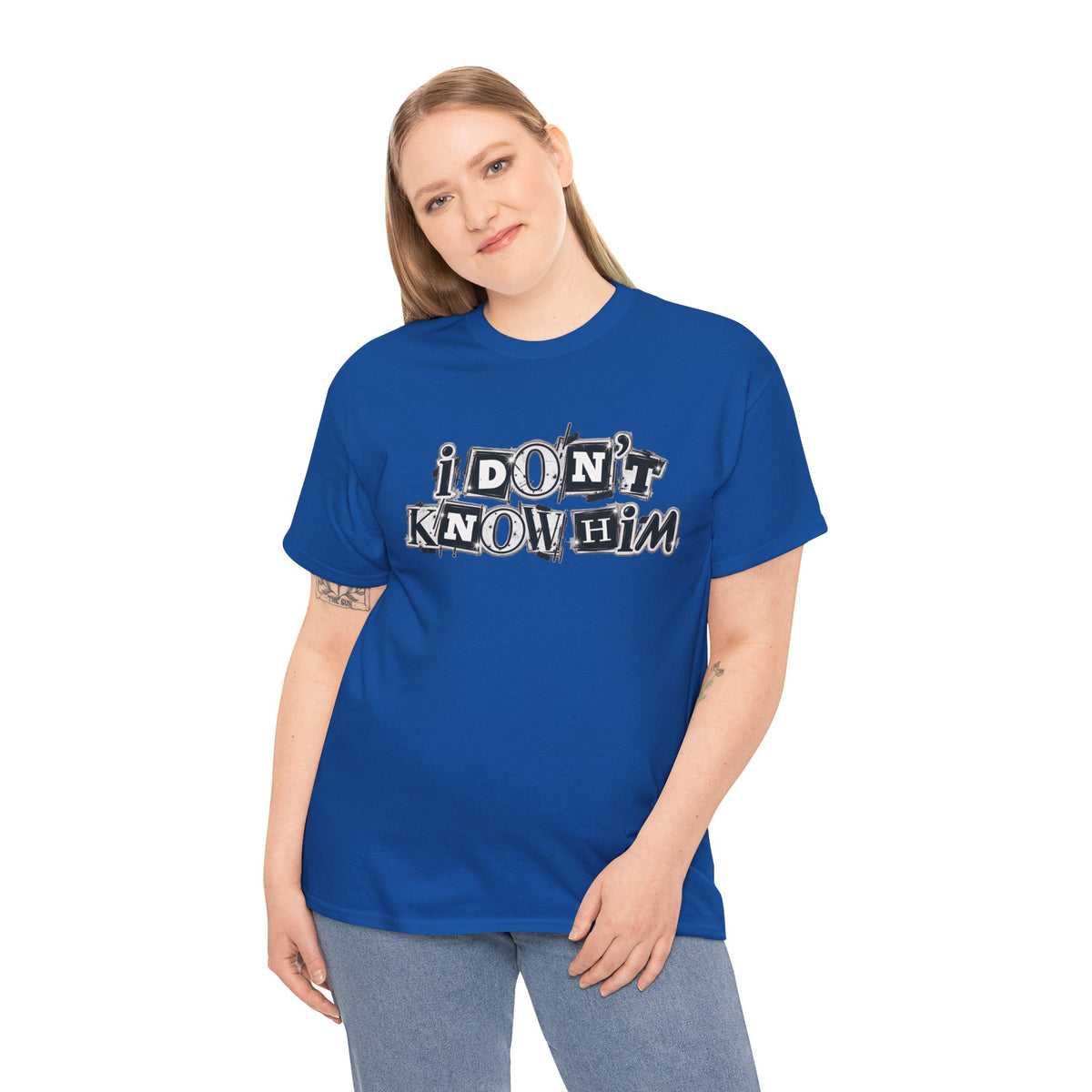 I Don’t Know Him Couples Statement T-Shirt