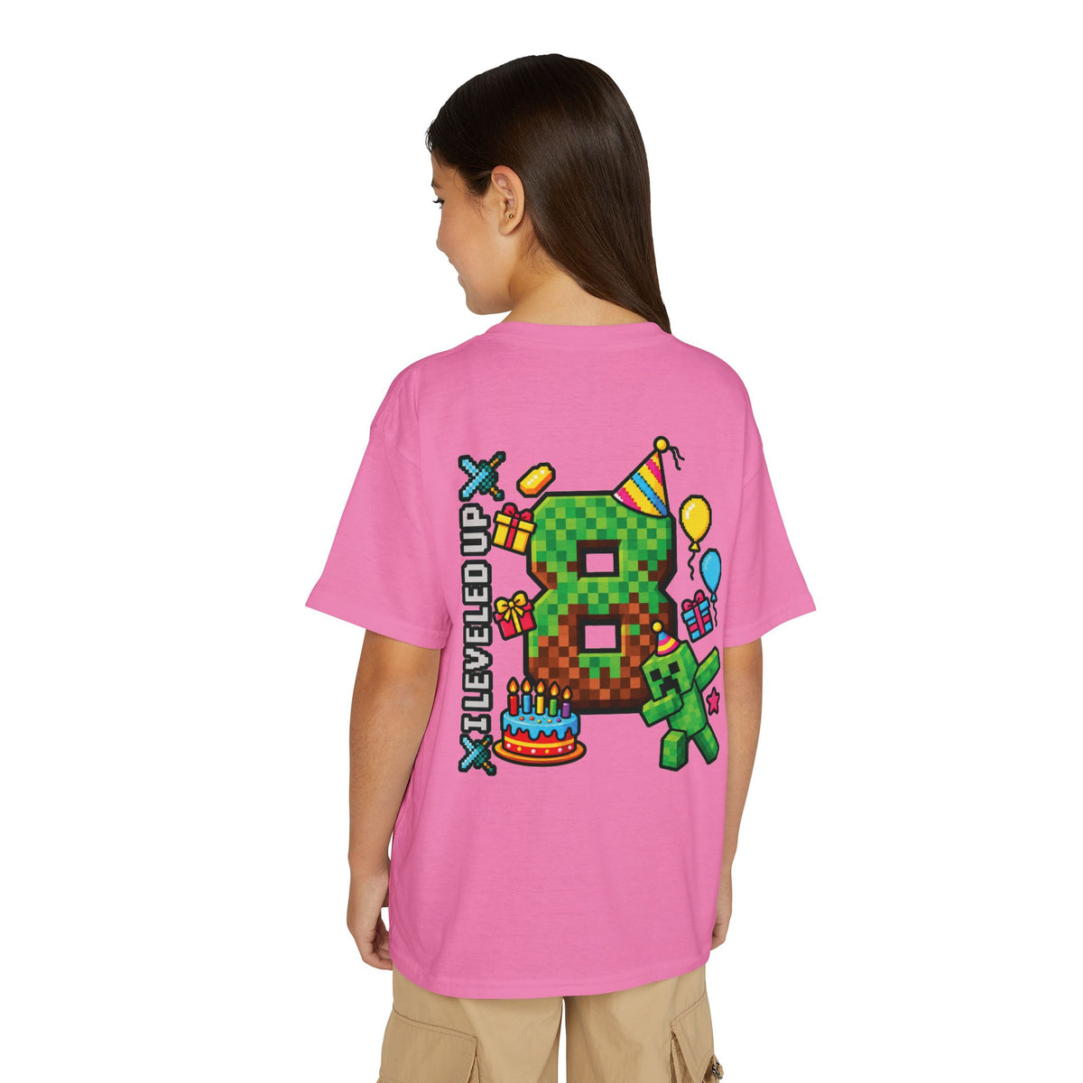Bruh It’s My Birthday Minecraft-Inspired Youth T-Shirt