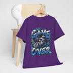 Game Over Skull Gamer T-Shirt | Level Up Graphic Tee