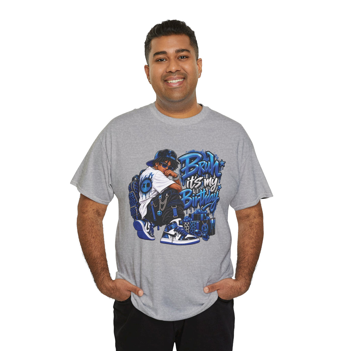 Bruh It’s My Birthday Graphic T-Shirt