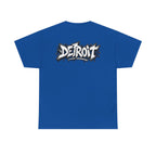 Detroit Lion Graffiti tee | Colorful Drip Lion Detroit Tee