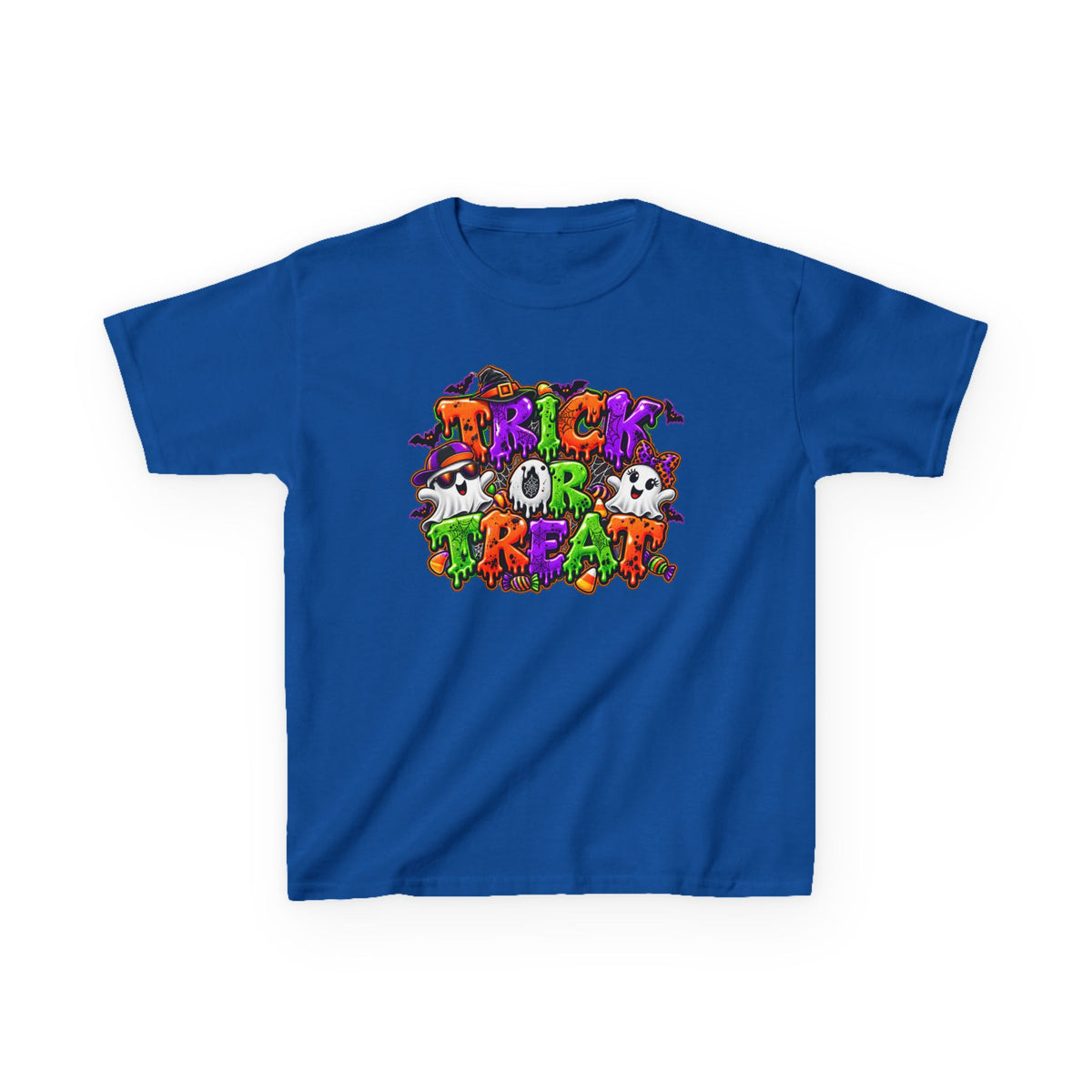 Boy and Girl Trick or Treat Halloween Graphic Tee | Kids