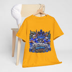 Detroit Football Graphic Tee | City Skyline, Players, Lions-Inspired Design
