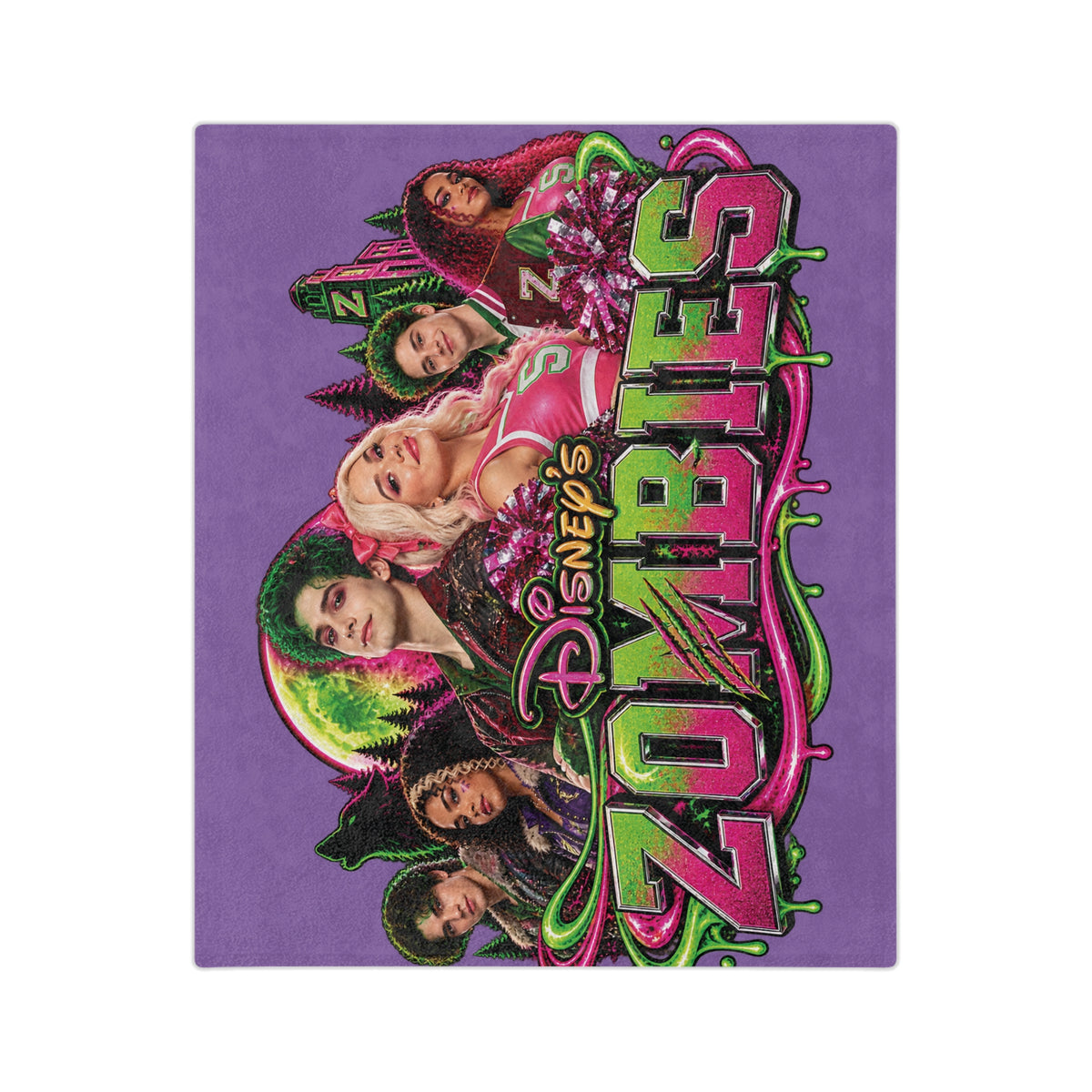 Zombies Characters Blanket | Velveteen Microfiber Blanket
