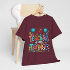 Teacher of Little Things T-Shirt | Colorful Dr. Seuss Style Kids Classroom Tee