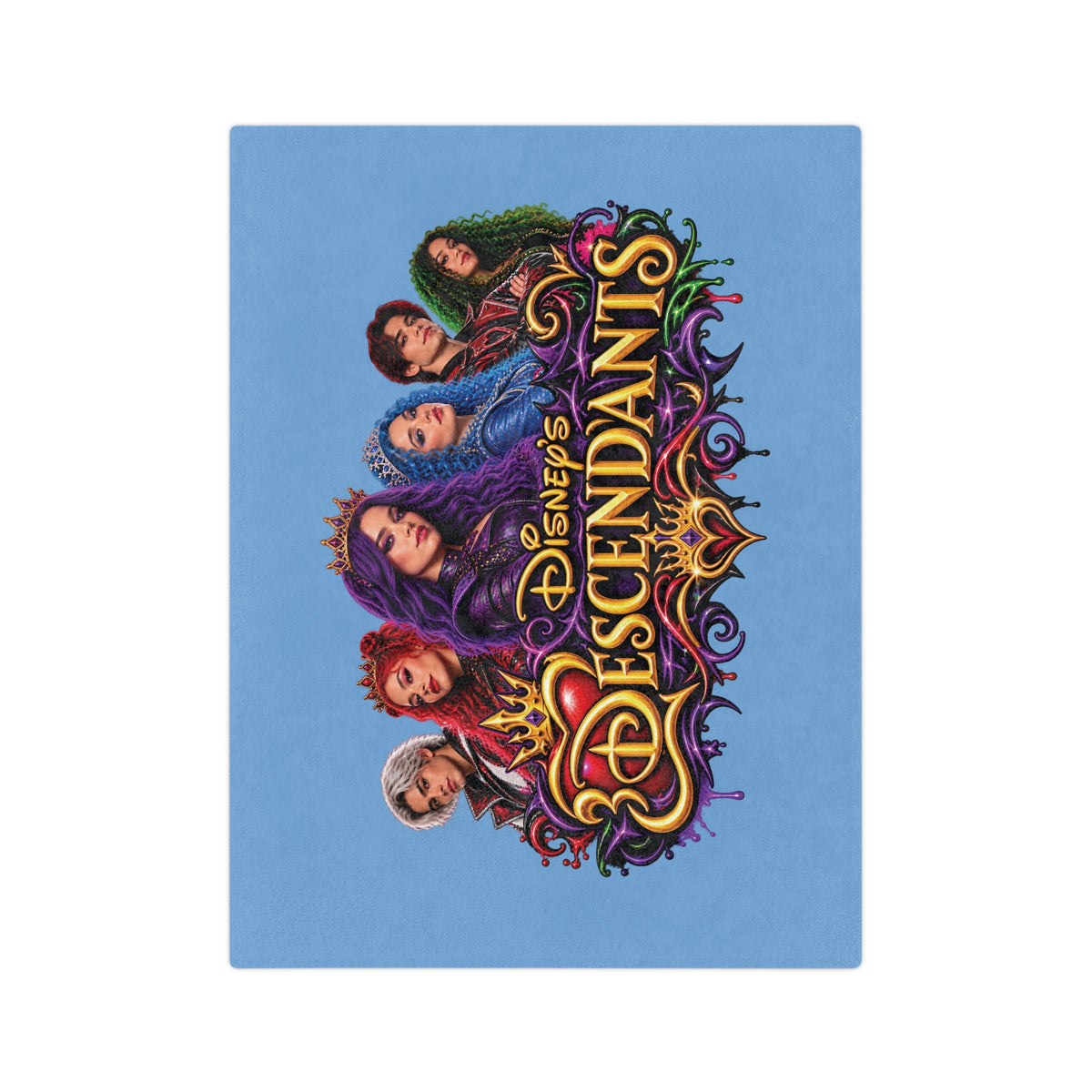 Descendants Character Artwork Blanket | Velveteen Microfiber