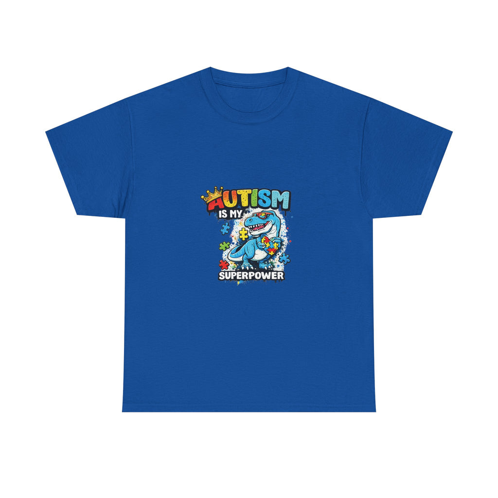 Autism Is My Superpower T-Shirt | Puzzle Piece Shark Design