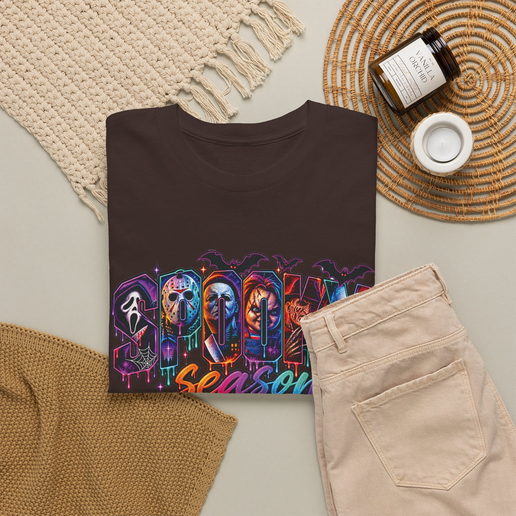 Horror Mask Graffiti Tee | Spooky Season Halloween Slasher Skull Vampire Werewolf