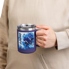 Blue Football Helmet Lions mug | 15oz Tumbler