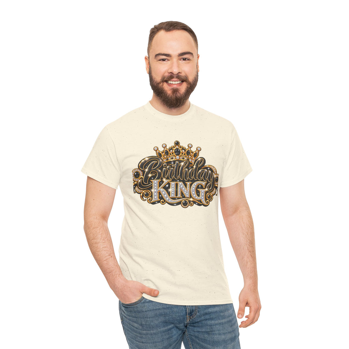 Birthday King Crown Graphic T-Shirt