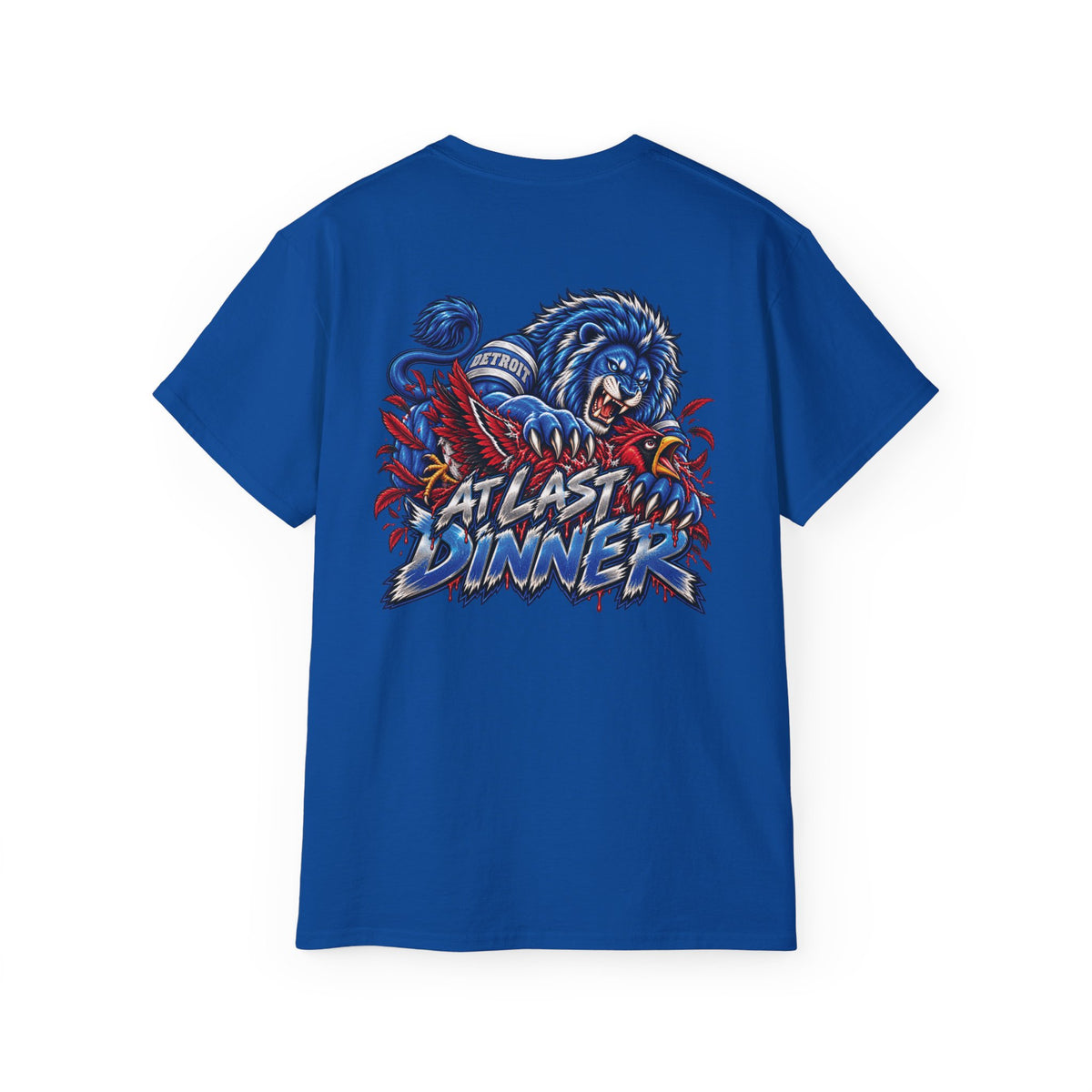 Detroit vs Arizona Rivalry Graphic Tee | Lions vs Cardinals Illustration, Bold Lettering