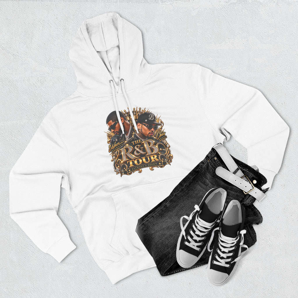 R&B Tour Graphic Hoodie | Music Concert Vintage Portraits