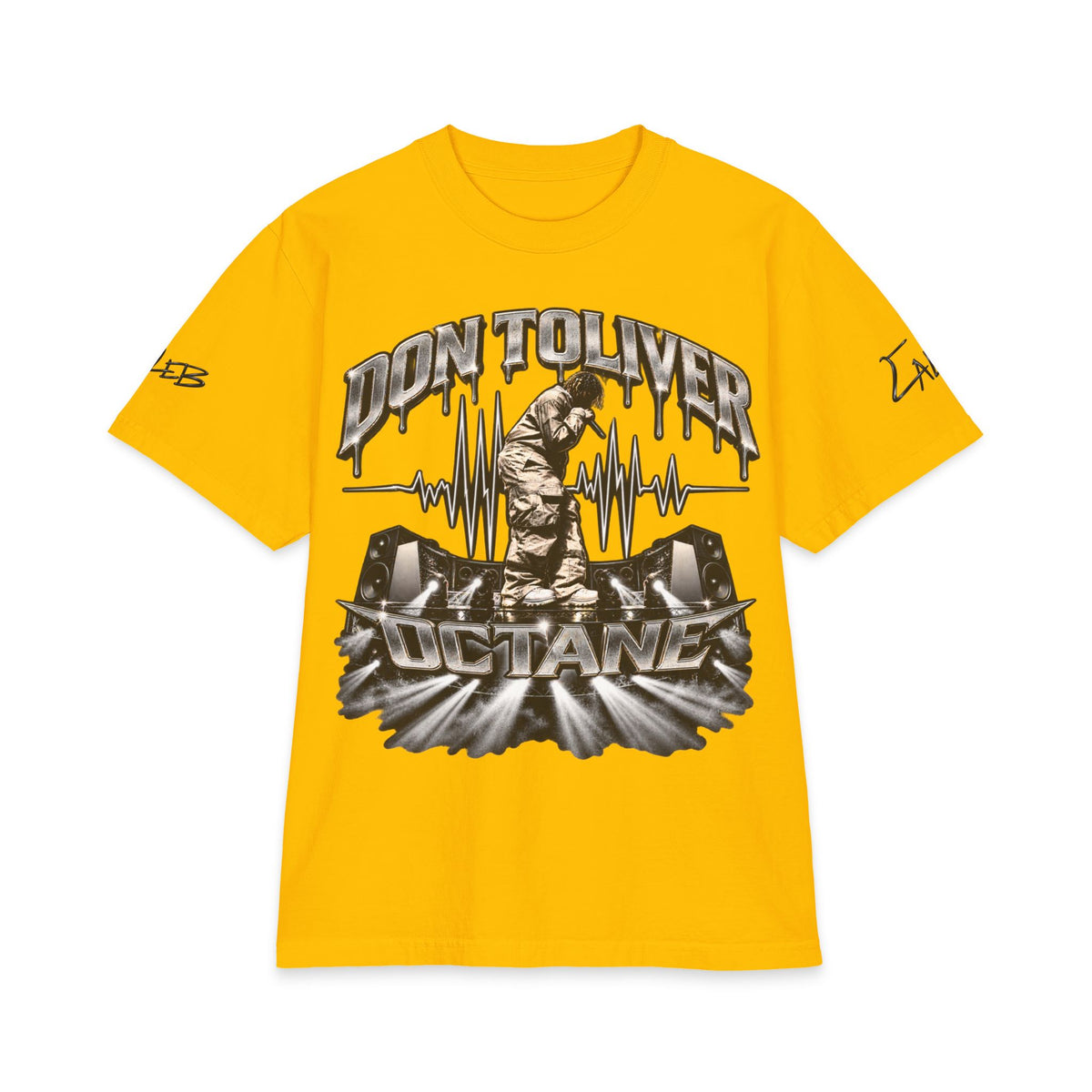 Don Toliver Octane Tour T-Shirt | Rapper Portrait, Sound System Graphics