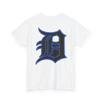 Detroit Basketball Lion Graphic Tee | Motor City D Old English Logo