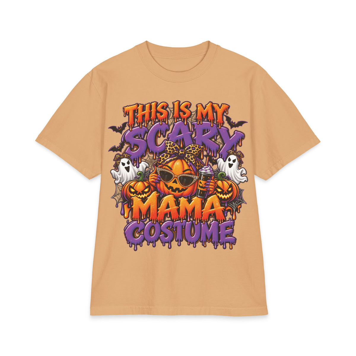 This Is My Scary Mama Costume T-Shirt | Halloween Pumpkin Ghosts