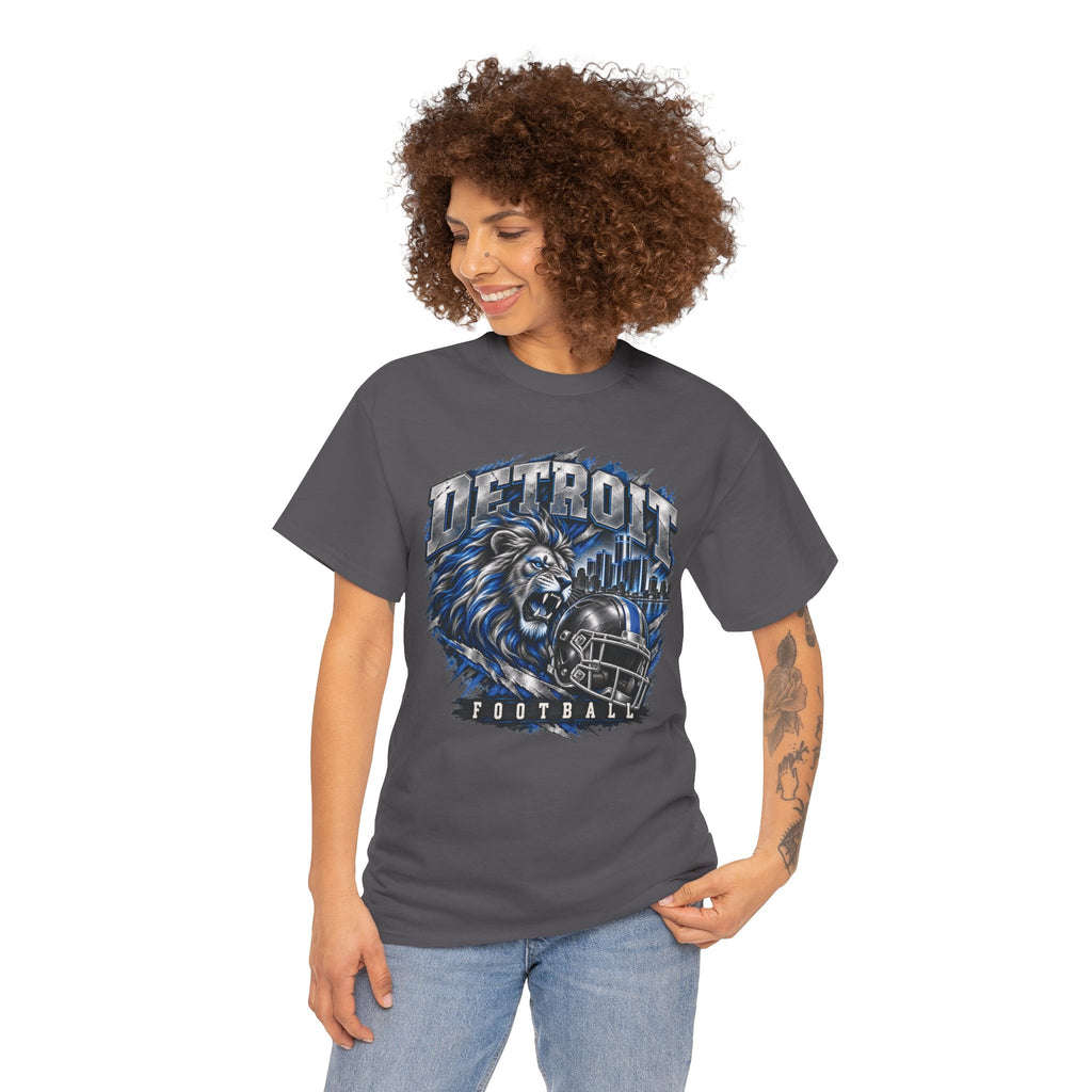 Detroit Football Lion Graphic Tee
