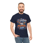 Detroit Batter Up T-Shirt | Baseball City Skyline Tee