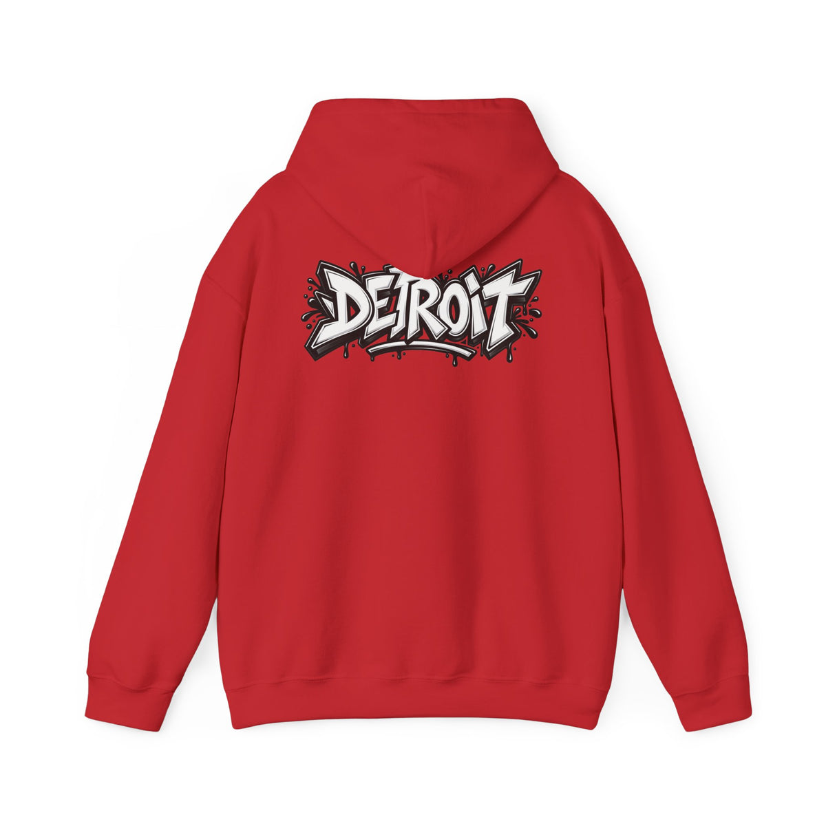 Detroit Graffiti Lion Hoodie | Colorful Street Art Pullover