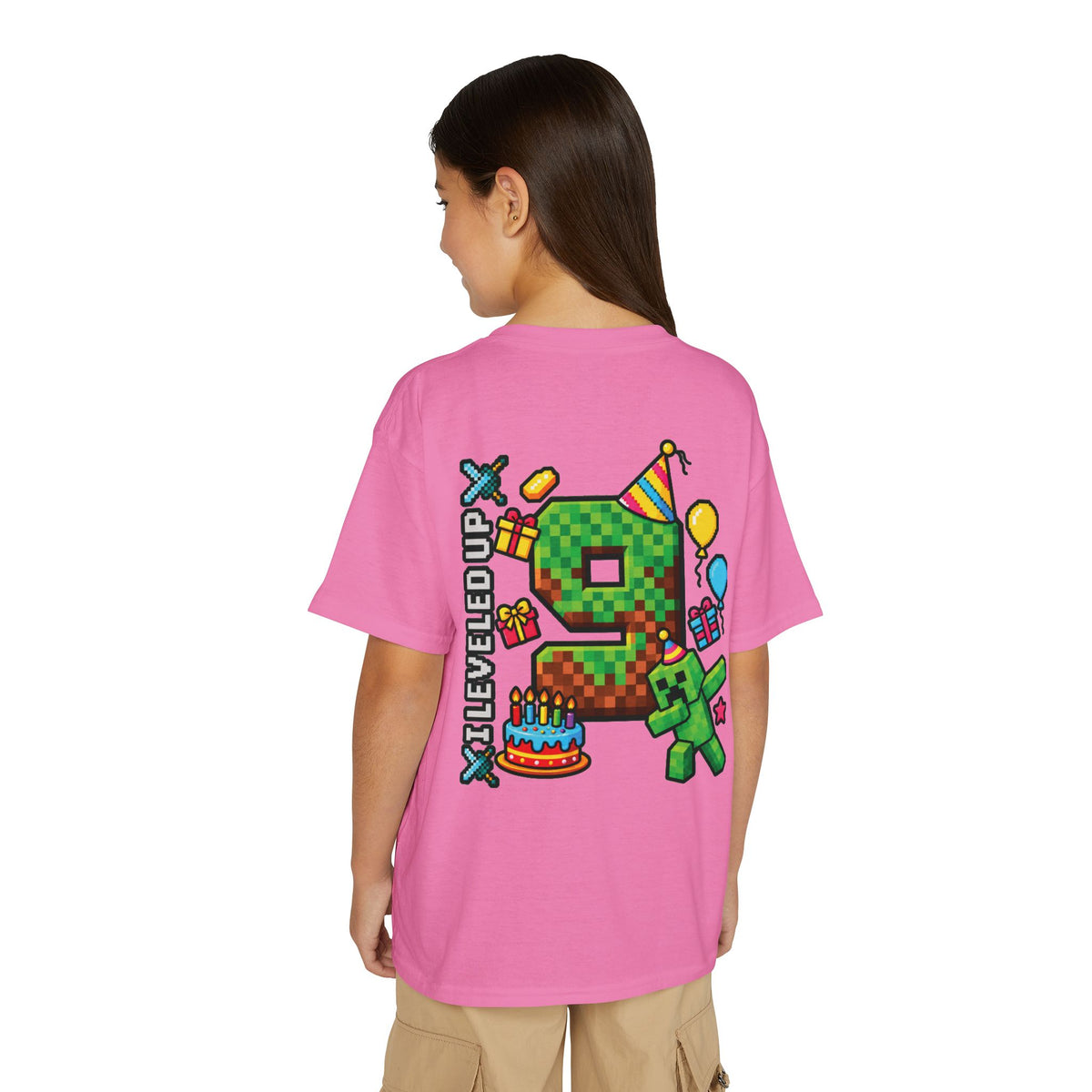 Minecraft Birthday Youth T-Shirt – “Bruh, It’s My Birthday” Gamer Party Tee