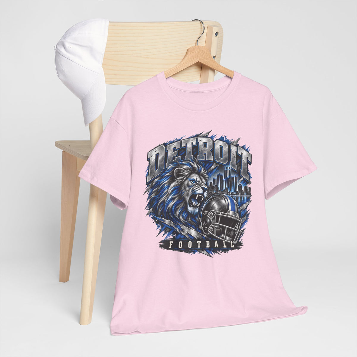 Detroit Football Lion Graphic Tee