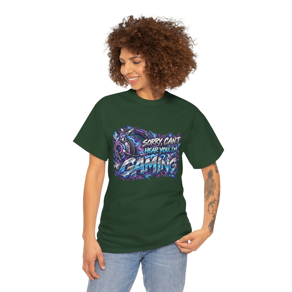 Gaming “Sorry, Can’t Hear You, I’m Gaming” Graphic T-Shirt