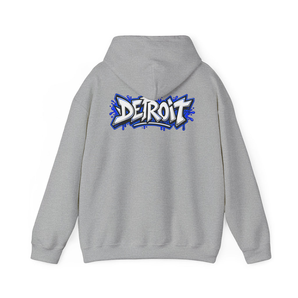 Detroit Graffiti Lion Hoodie | Detroit Drip Streetwear Sweatshirt