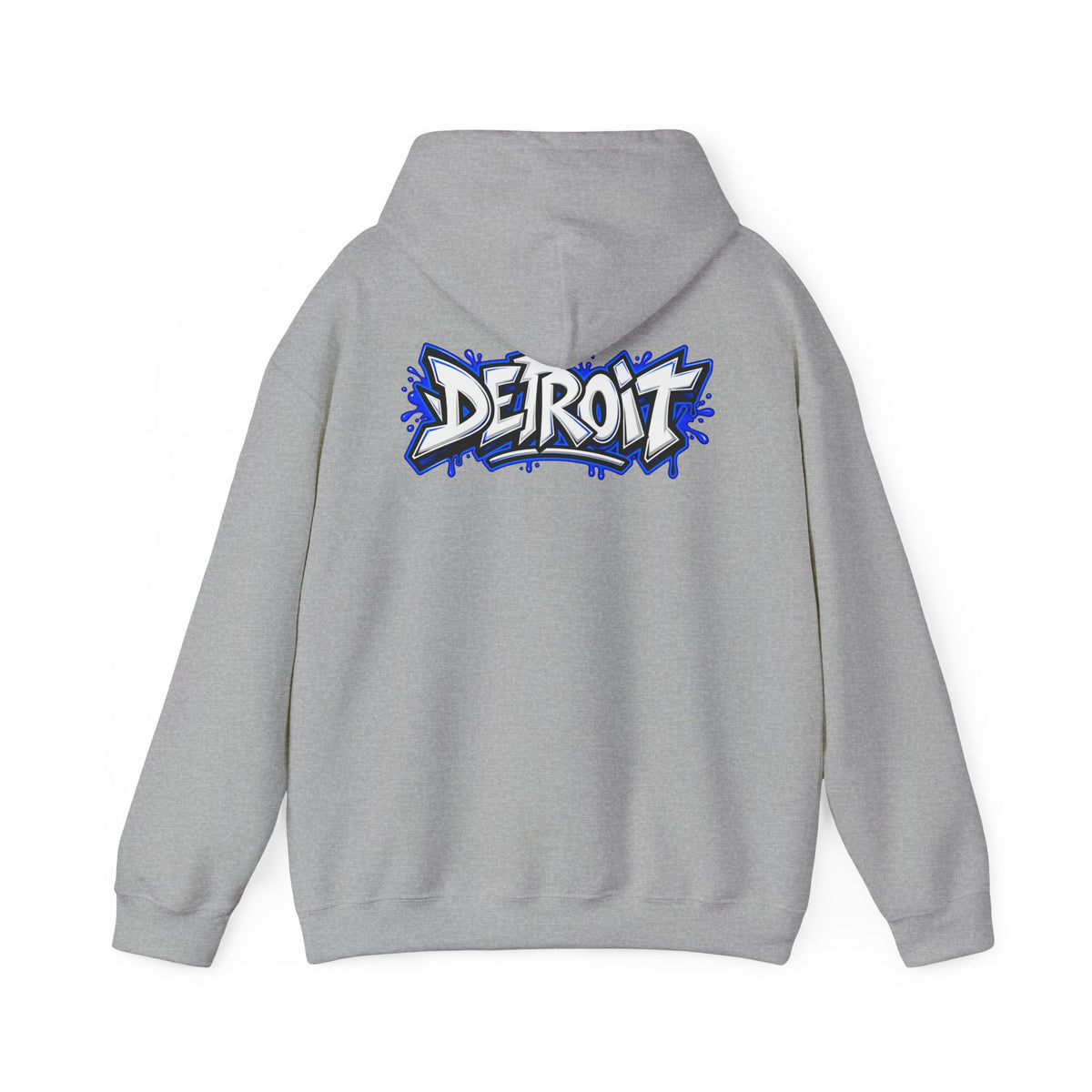 Detroit Graffiti Lion Hoodie | Detroit Drip Streetwear Sweatshirt
