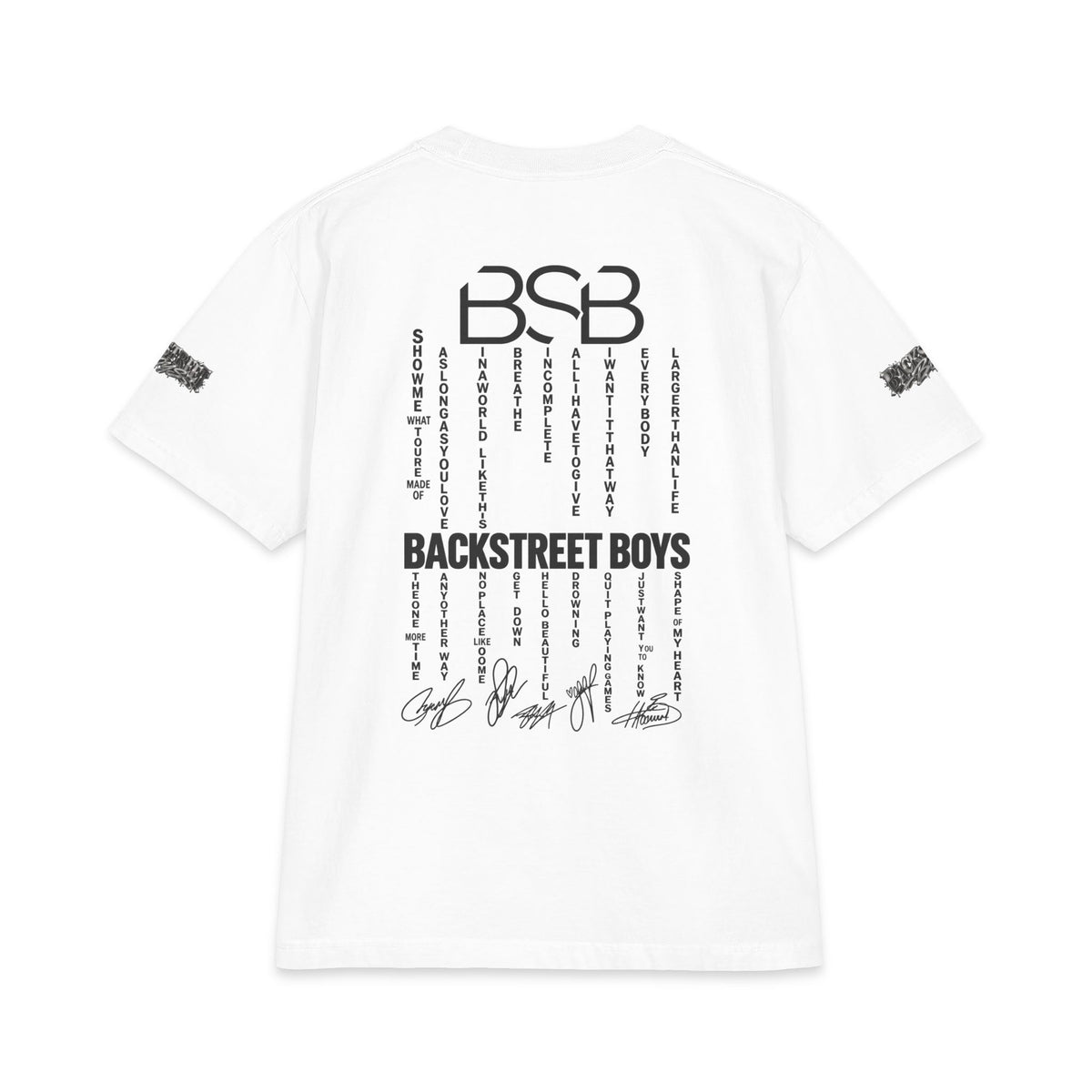 Backstreet Boys Photo Autograph T-Shirt | Band Tee